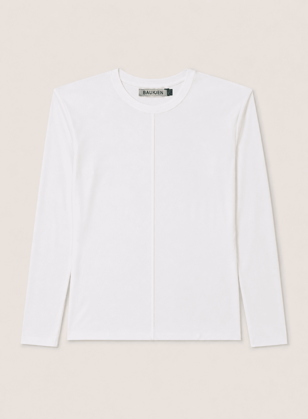 Alexa Strong Shoulder Top - White Baukjen