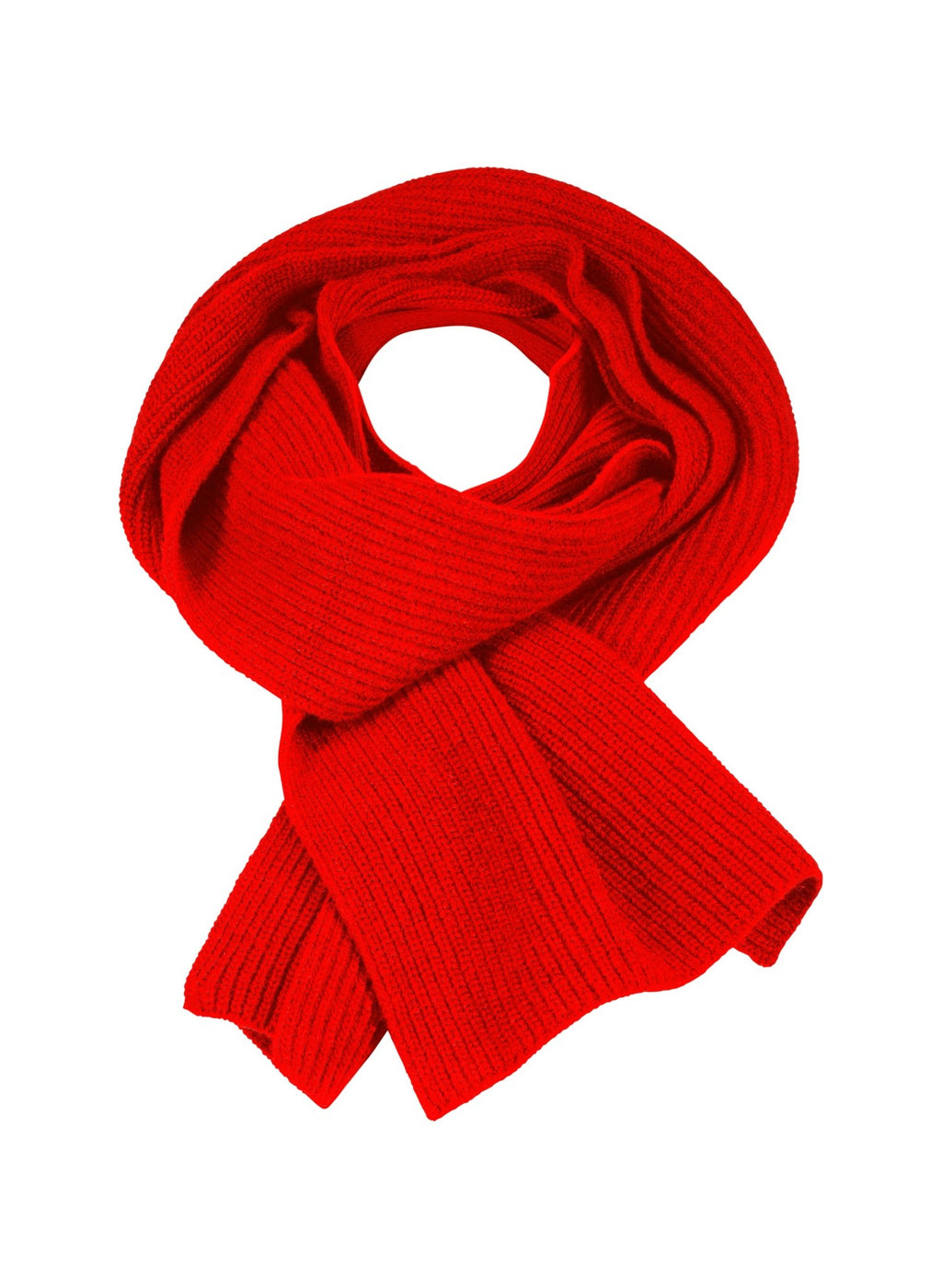 Alina Recycled Wool Scarf - Crimson Red Baukjen