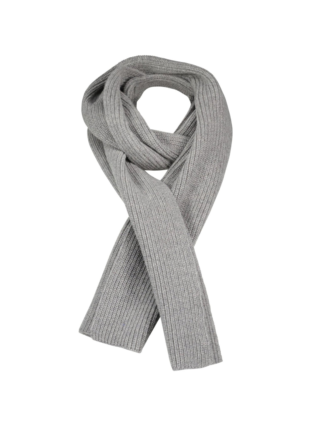 Alina Recycled Wool Scarf - Grey Marl Baukjen