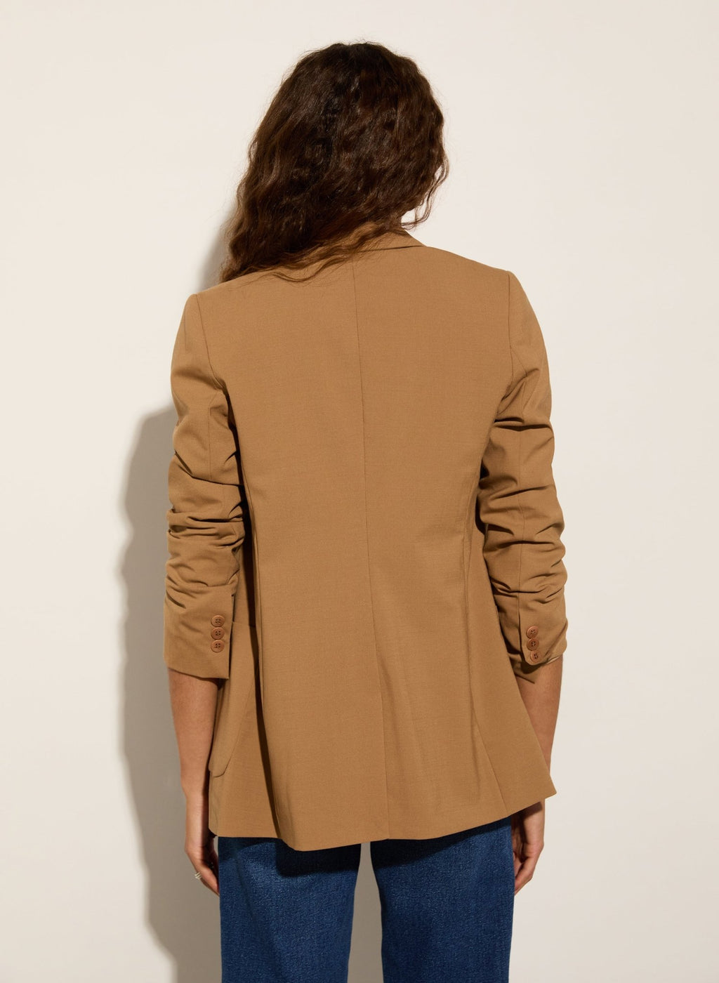 Alsbet Upcycled Blazer - Butterscotch Baukjen