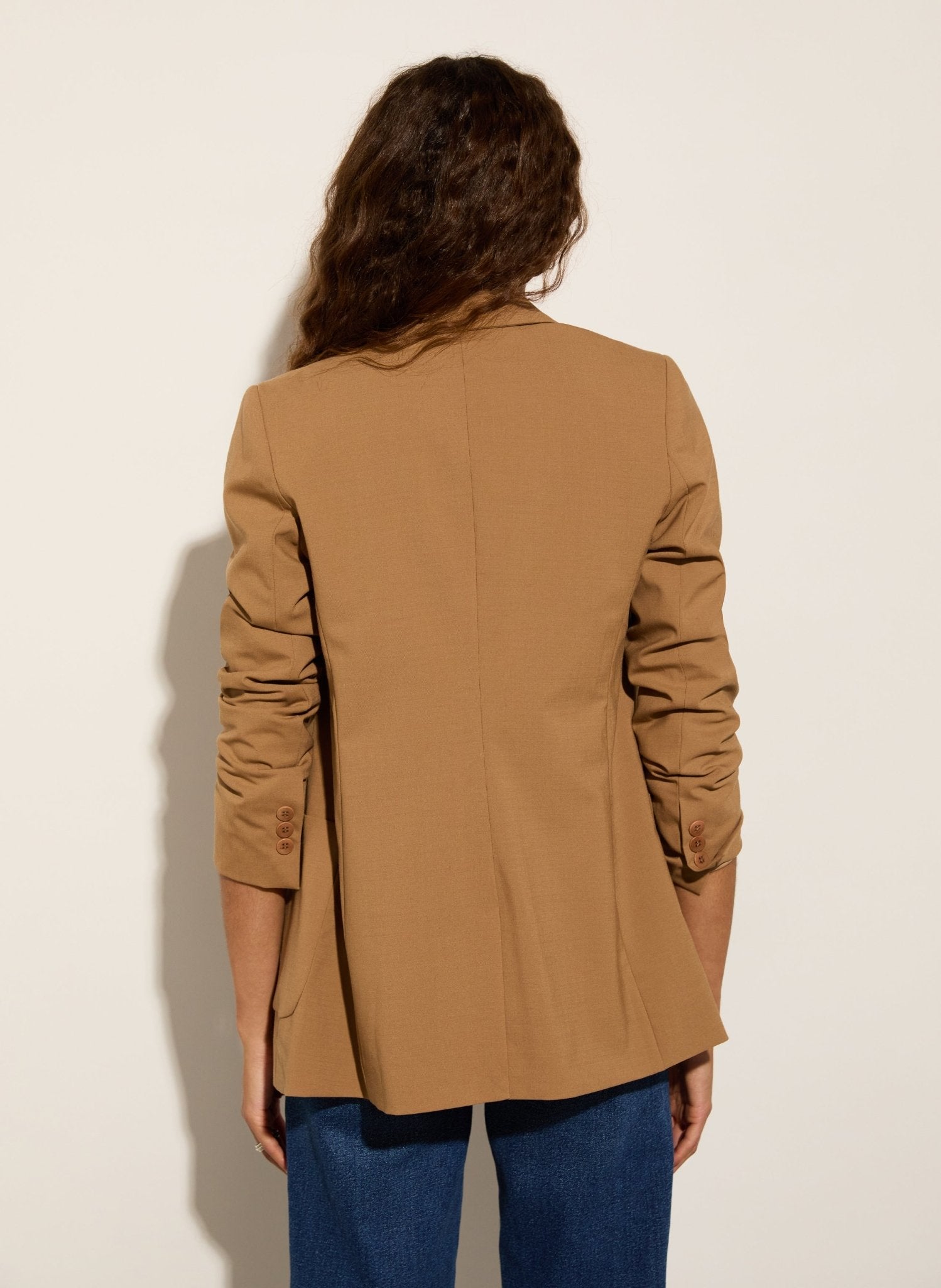 Alsbet Upcycled Blazer - Butterscotch Baukjen