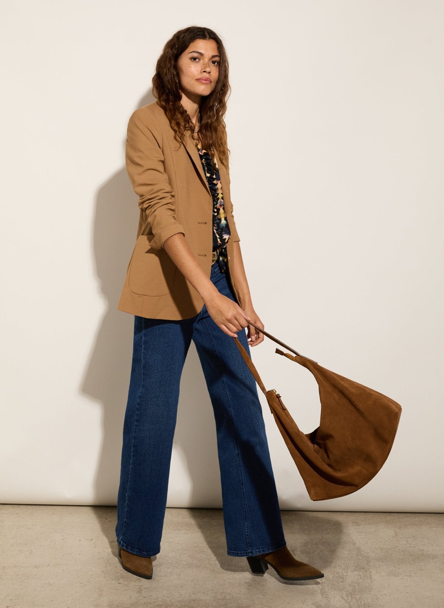 Alsbet Upcycled Blazer - Butterscotch Baukjen