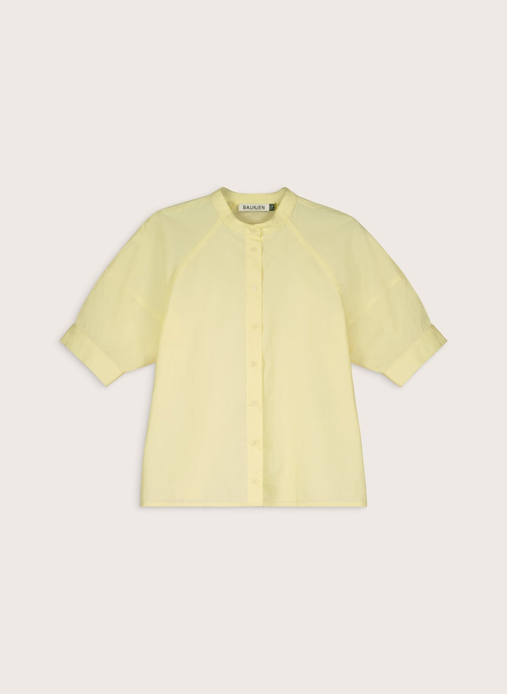 Ana Organic Cotton Shirt - Butter Yellow Baukjen
