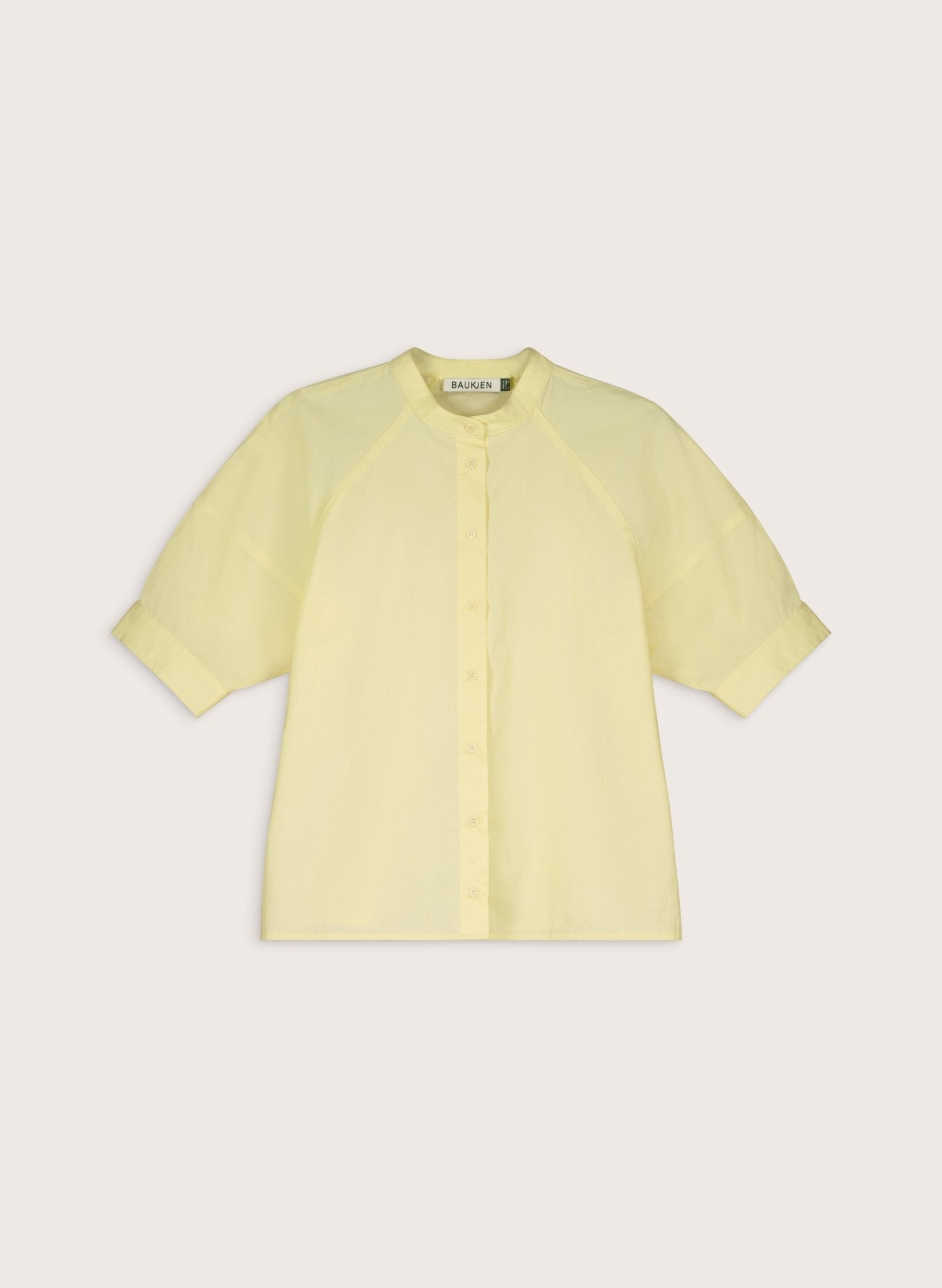 Ana Organic Cotton Shirt - Butter Yellow Baukjen