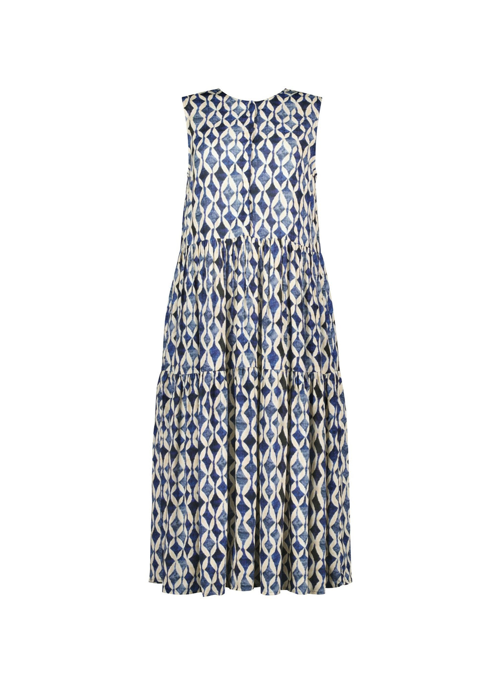 Annmarie Dress - Navy Geo Baukjen