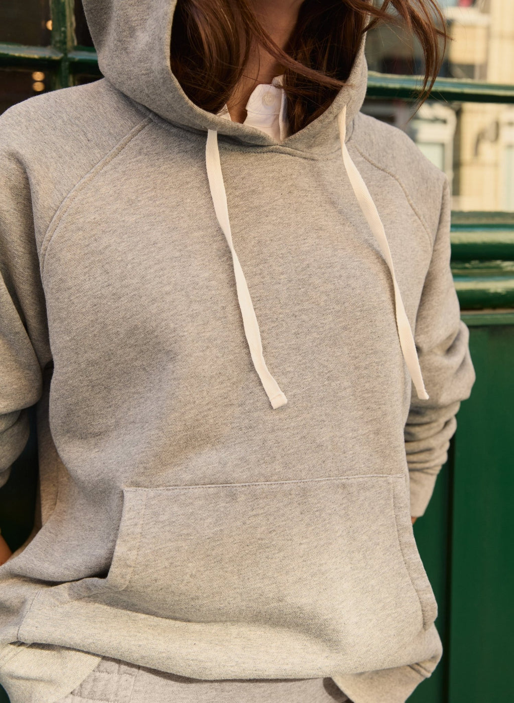Arden Organic Cotton Hoodie - Grey Marl Baukjen