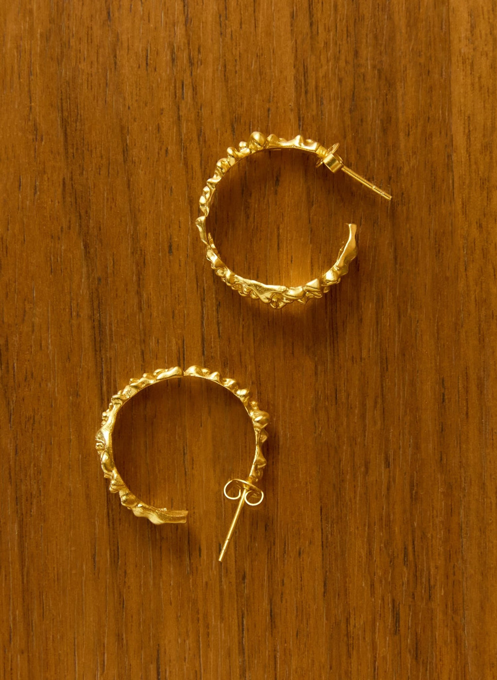 Arie Hoop Earrings - Gold Baukjen