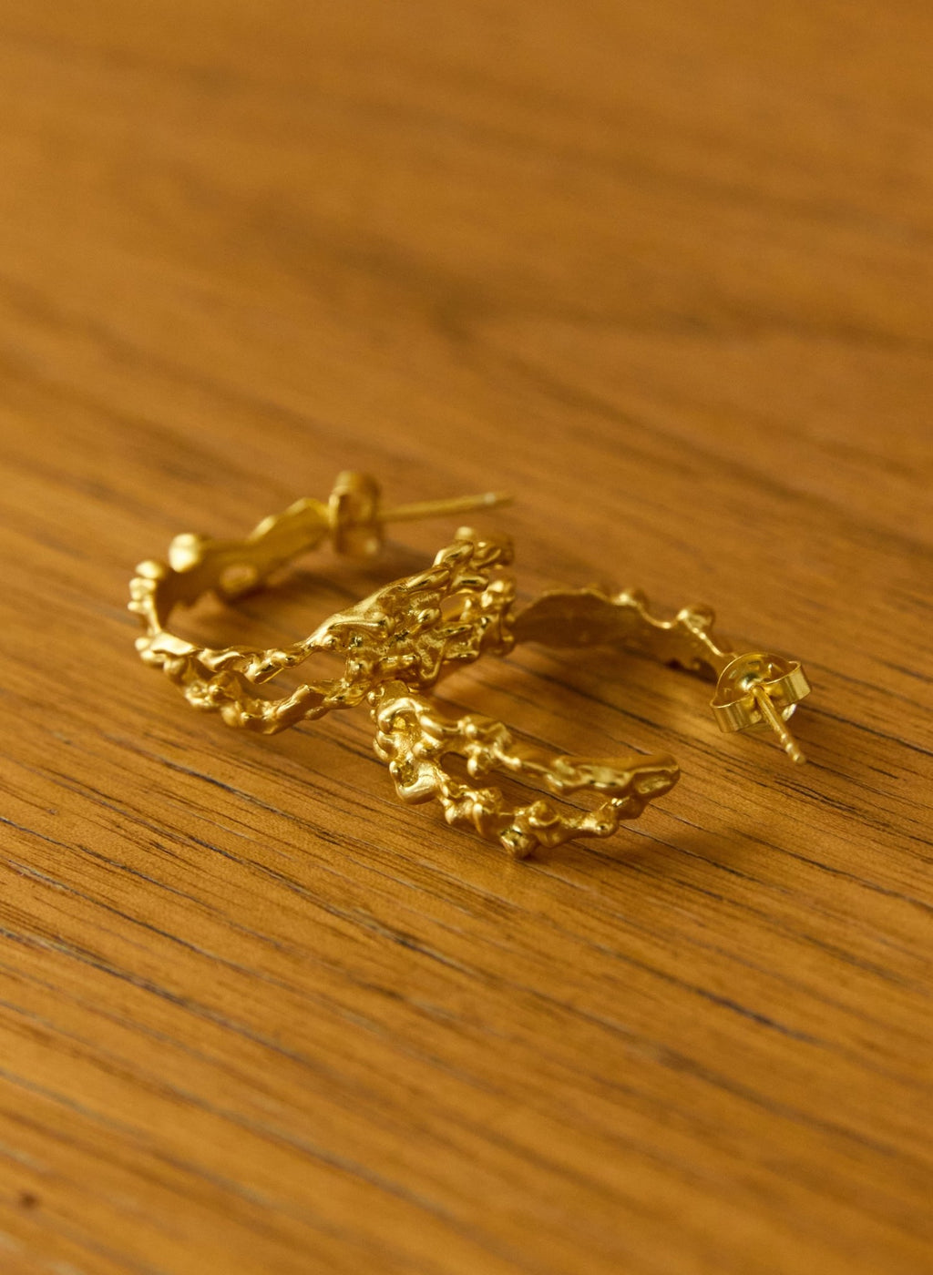 Arie Hoop Earrings - Gold Baukjen