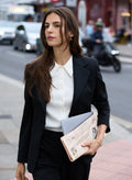 Ava Cinched Waist Blazer - Black Baukjen