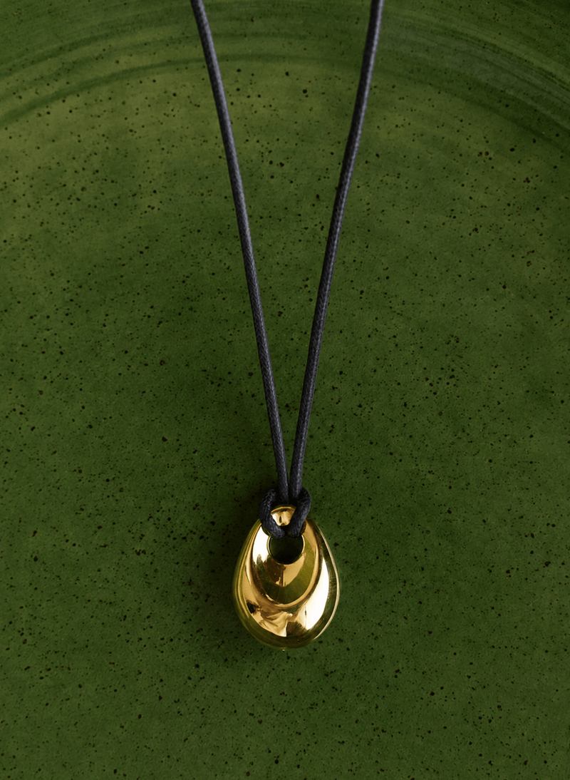 Ava Pendant Cord Necklace - One Size Baukjen