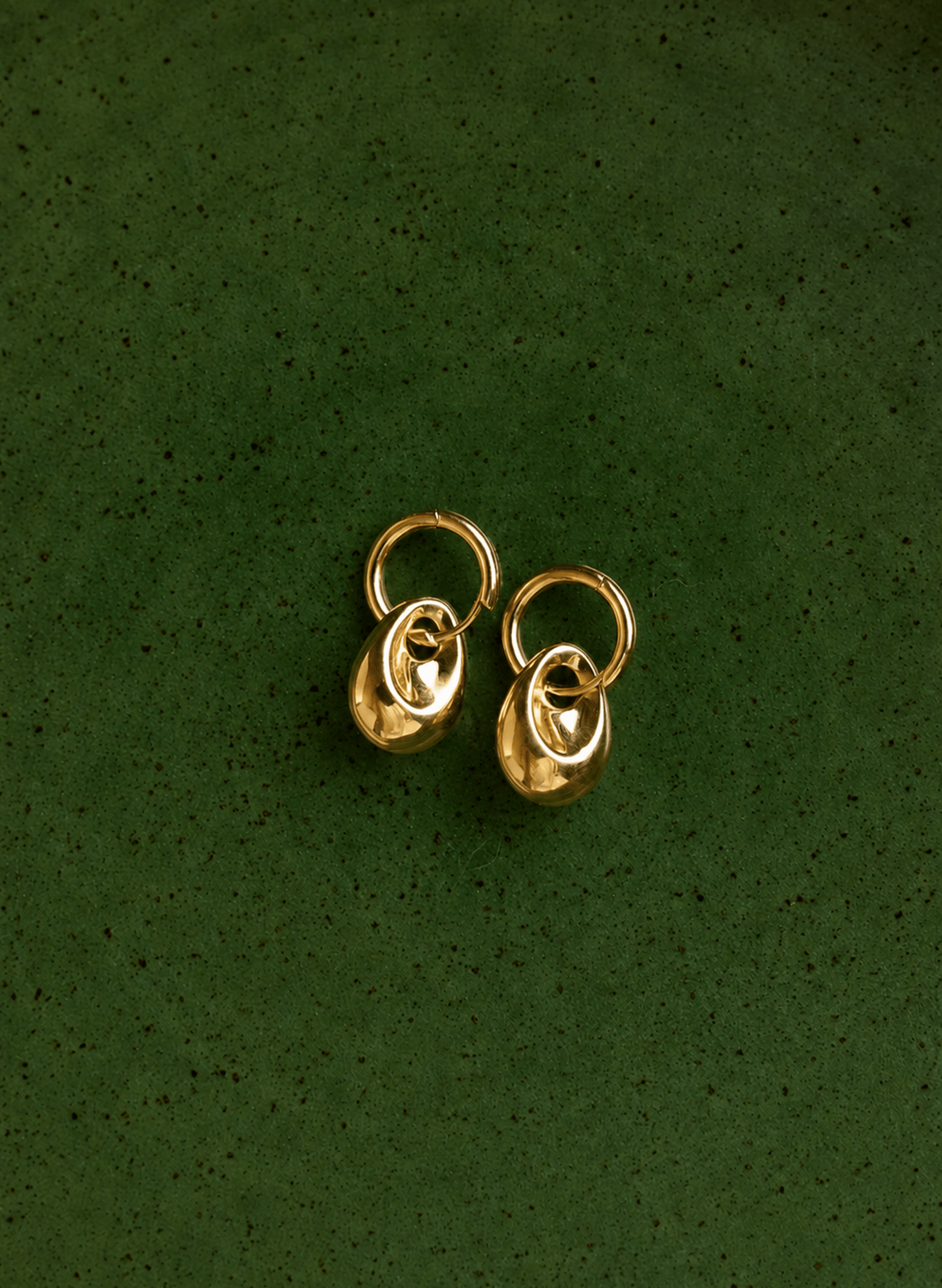 Ava Pendant Huggie Earrings - One Size Baukjen