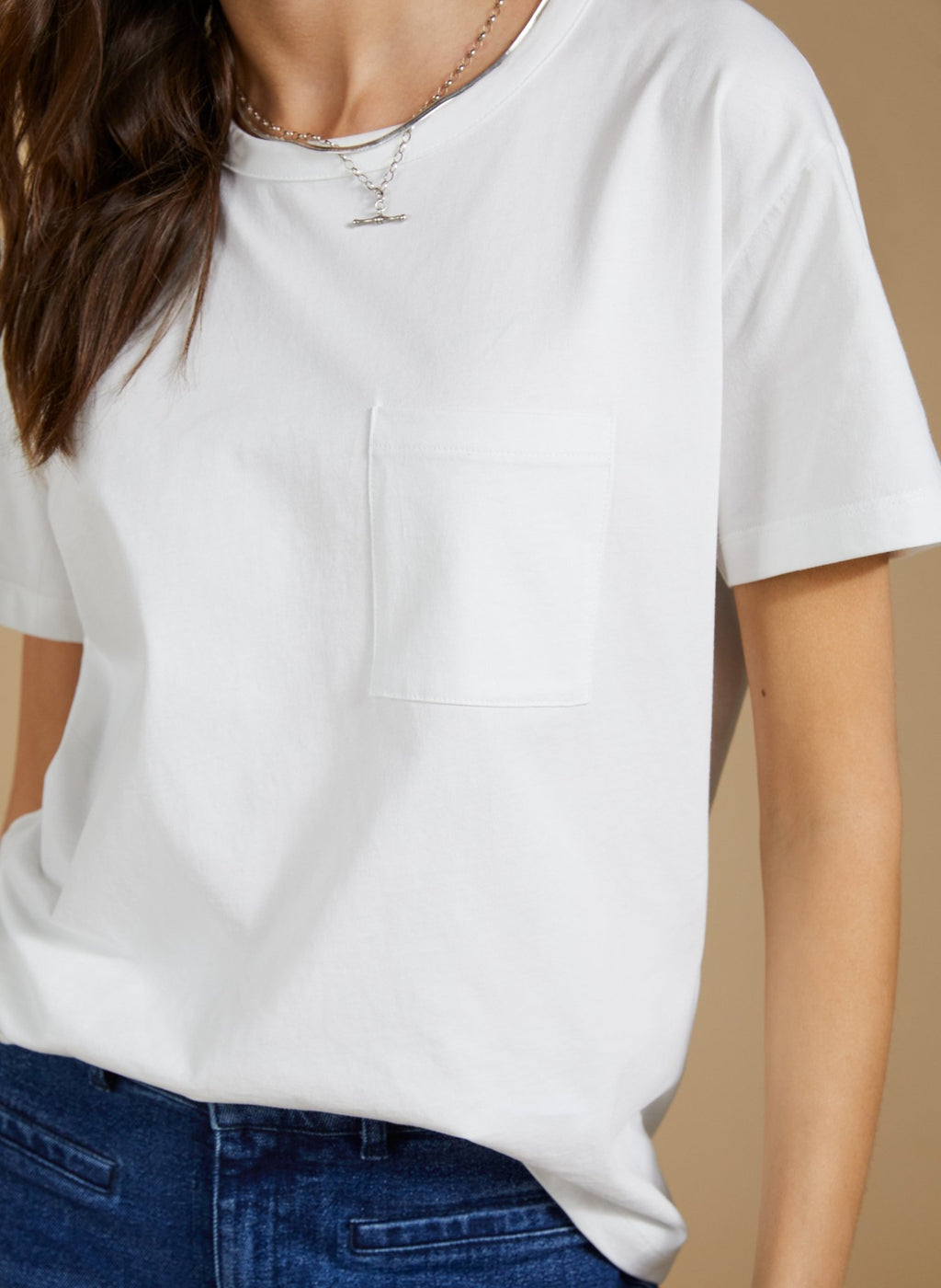 Baukjen Essentials Regenerative Cotton Perfect Tee - Pure White Baukjen