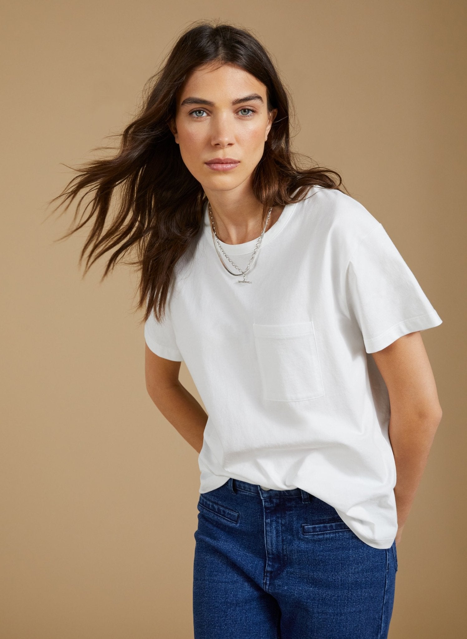 Baukjen Essentials Regenerative Cotton Perfect Tee - Pure White Baukjen