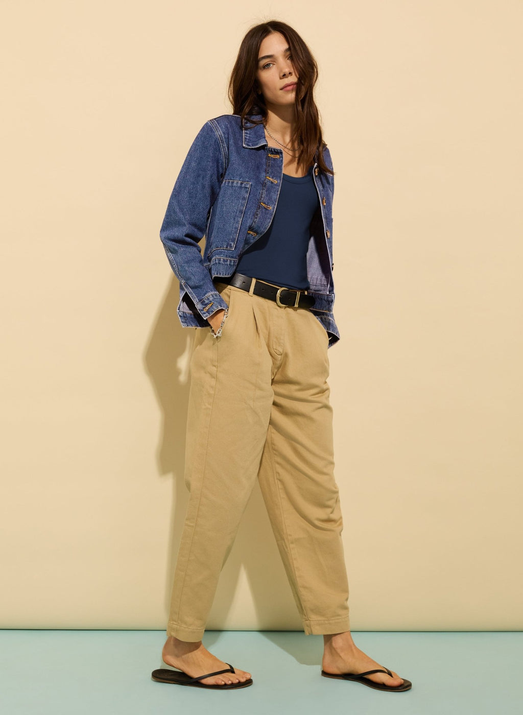 Baukjen Essentials Scoop Top - Deep Indigo Baukjen