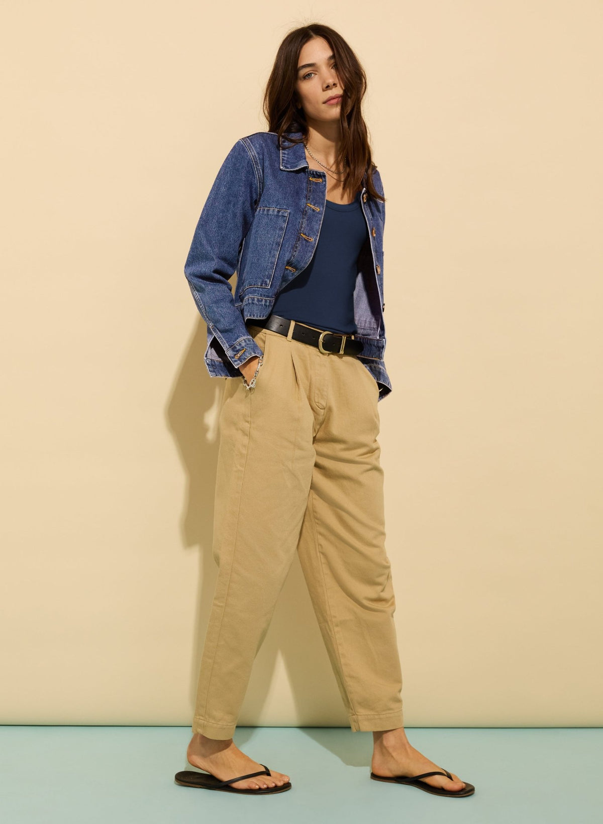 Baukjen Essentials Scoop Top - Deep Indigo Baukjen