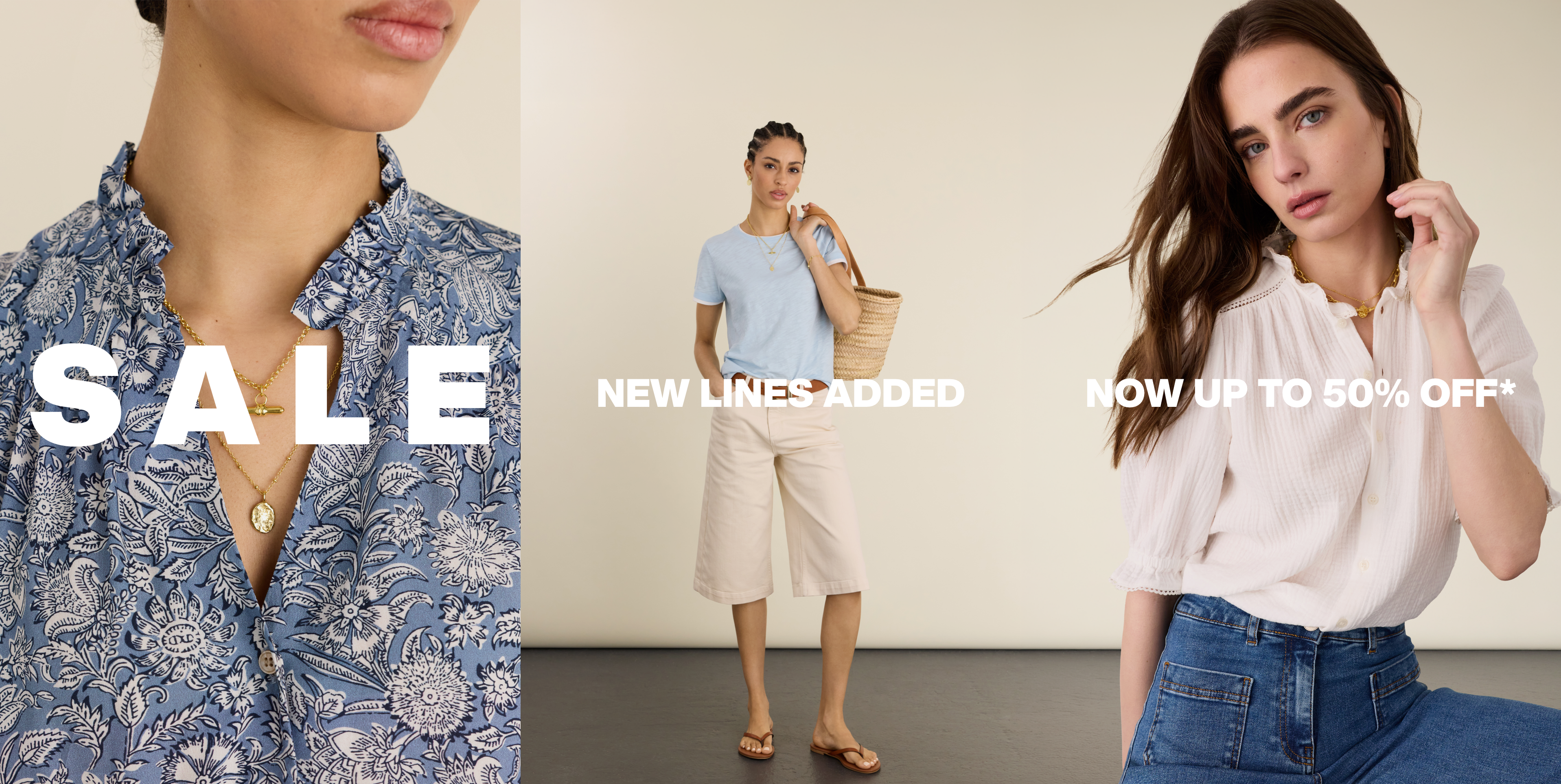 The Baukjen Sale. Up to 50%  off. New Lines added