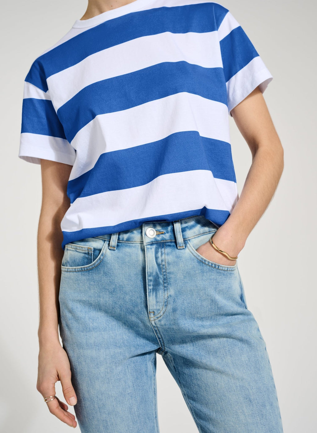 Baukjen Organic Cotton Slim Leg Jeans - Light Indigo Baukjen