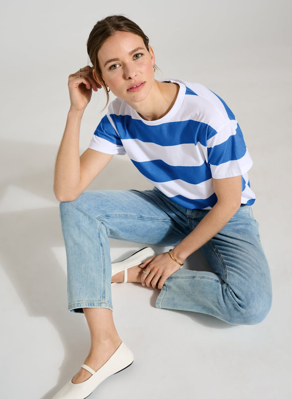 Baukjen Organic Cotton Slim Leg Jeans - Light Indigo Baukjen