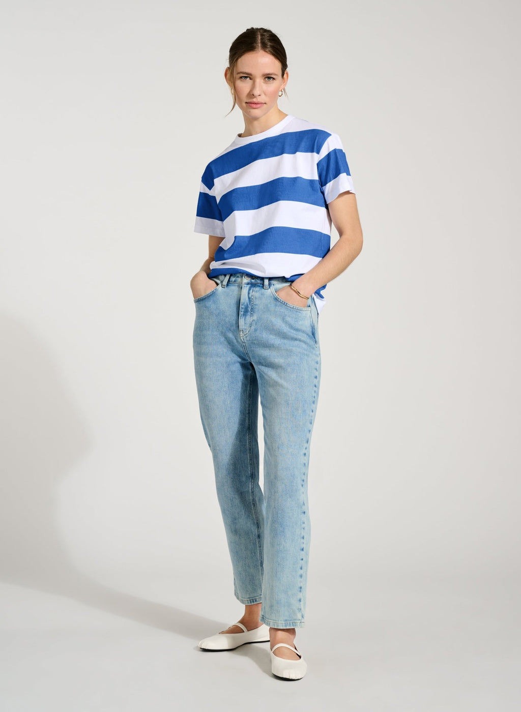 Baukjen Organic Cotton Slim Leg Jeans - Light Indigo Baukjen