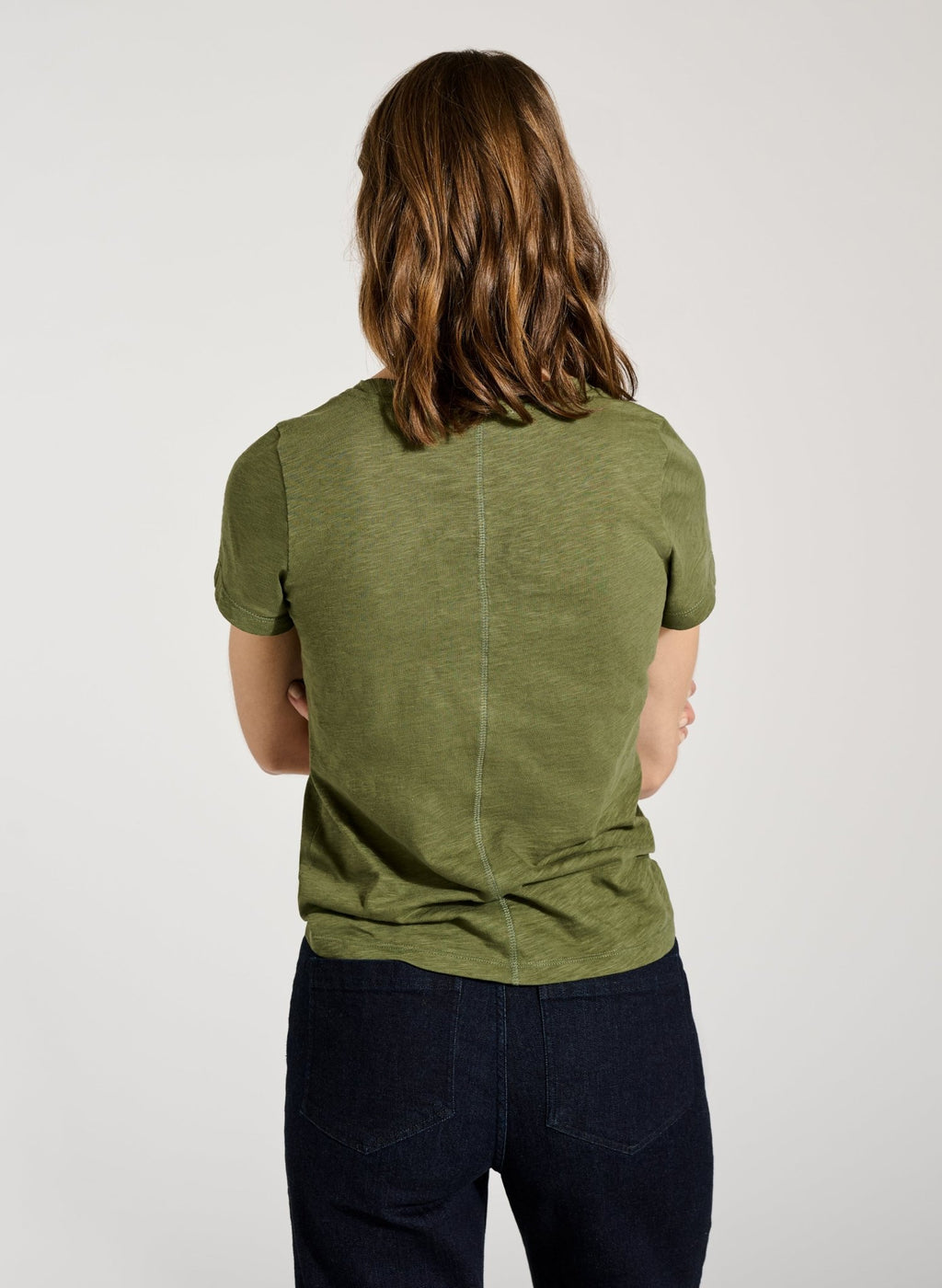 Baukjen Organic Denim Wide Crop Pocket Front Jeans - Dark Denim Baukjen