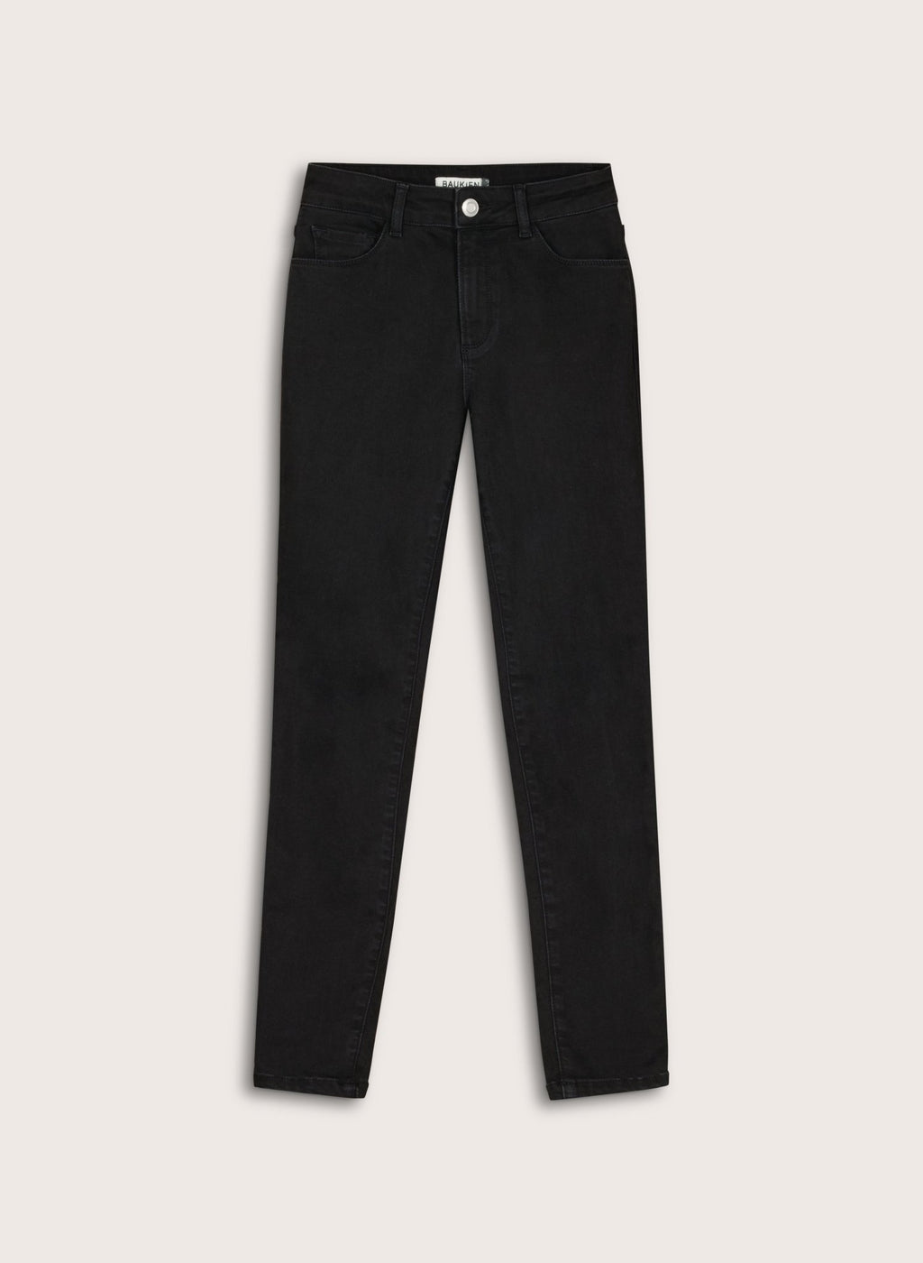 Baukjen Super Stretch Skinny Jeans - Washed Black Baukjen