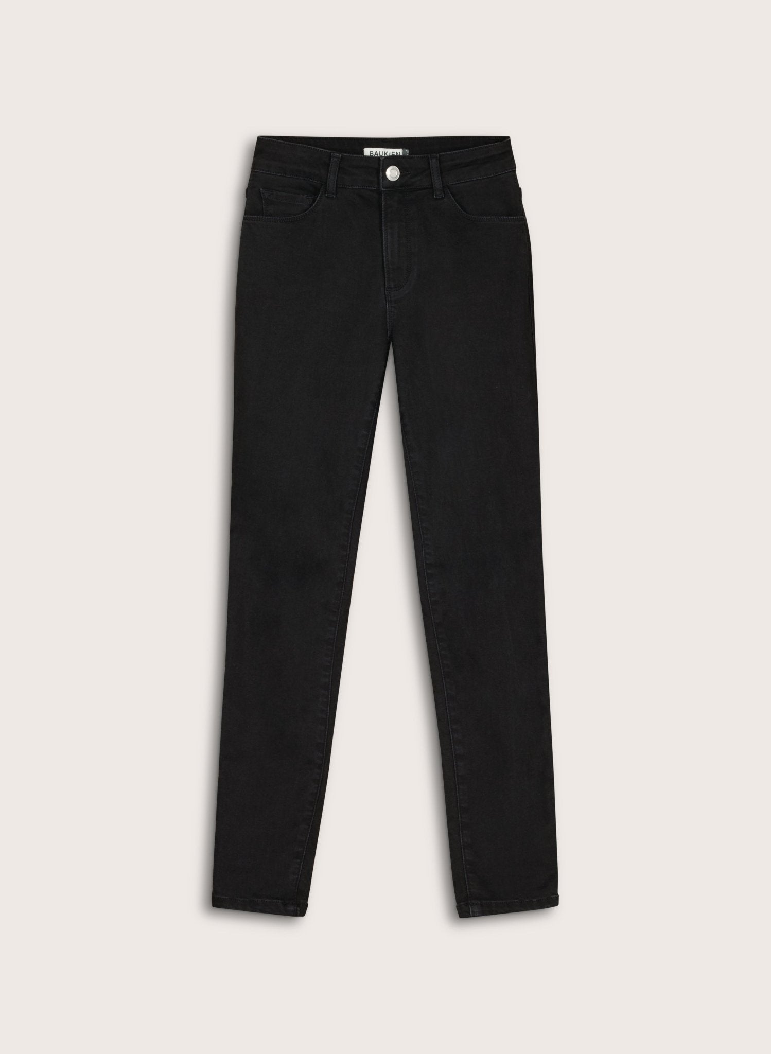 Baukjen Super Stretch Skinny Jeans - Washed Black Baukjen