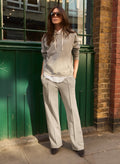 Bergan Organic Cotton Wide Leg Joggers - Grey Marl Baukjen