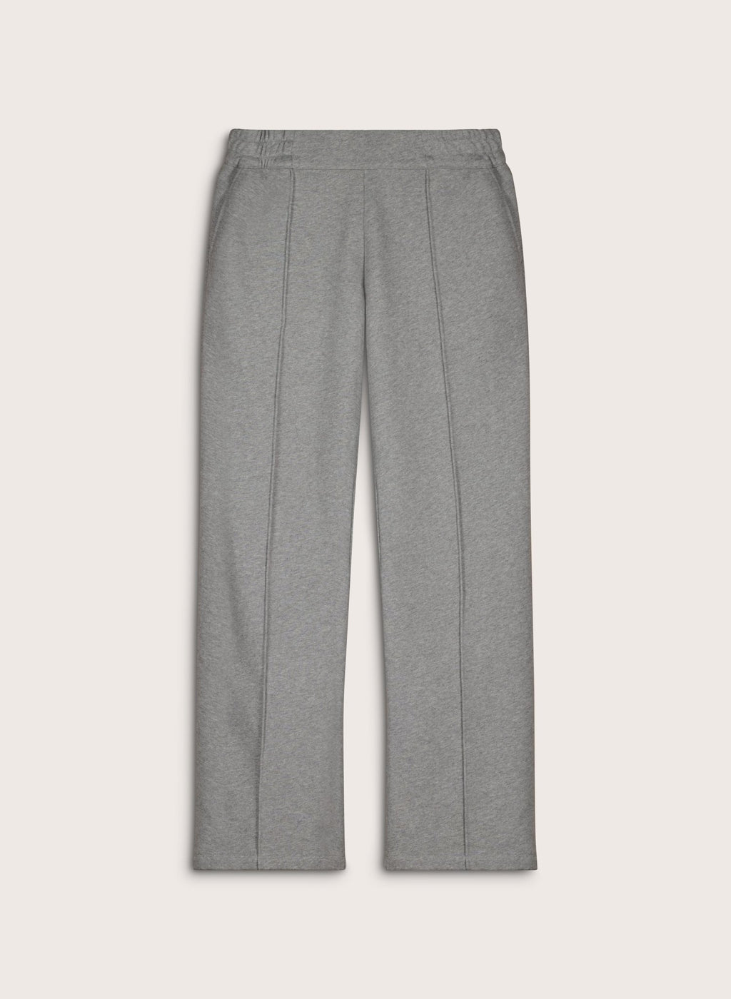 Bergan Organic Cotton Wide Leg Joggers - Grey Marl Baukjen