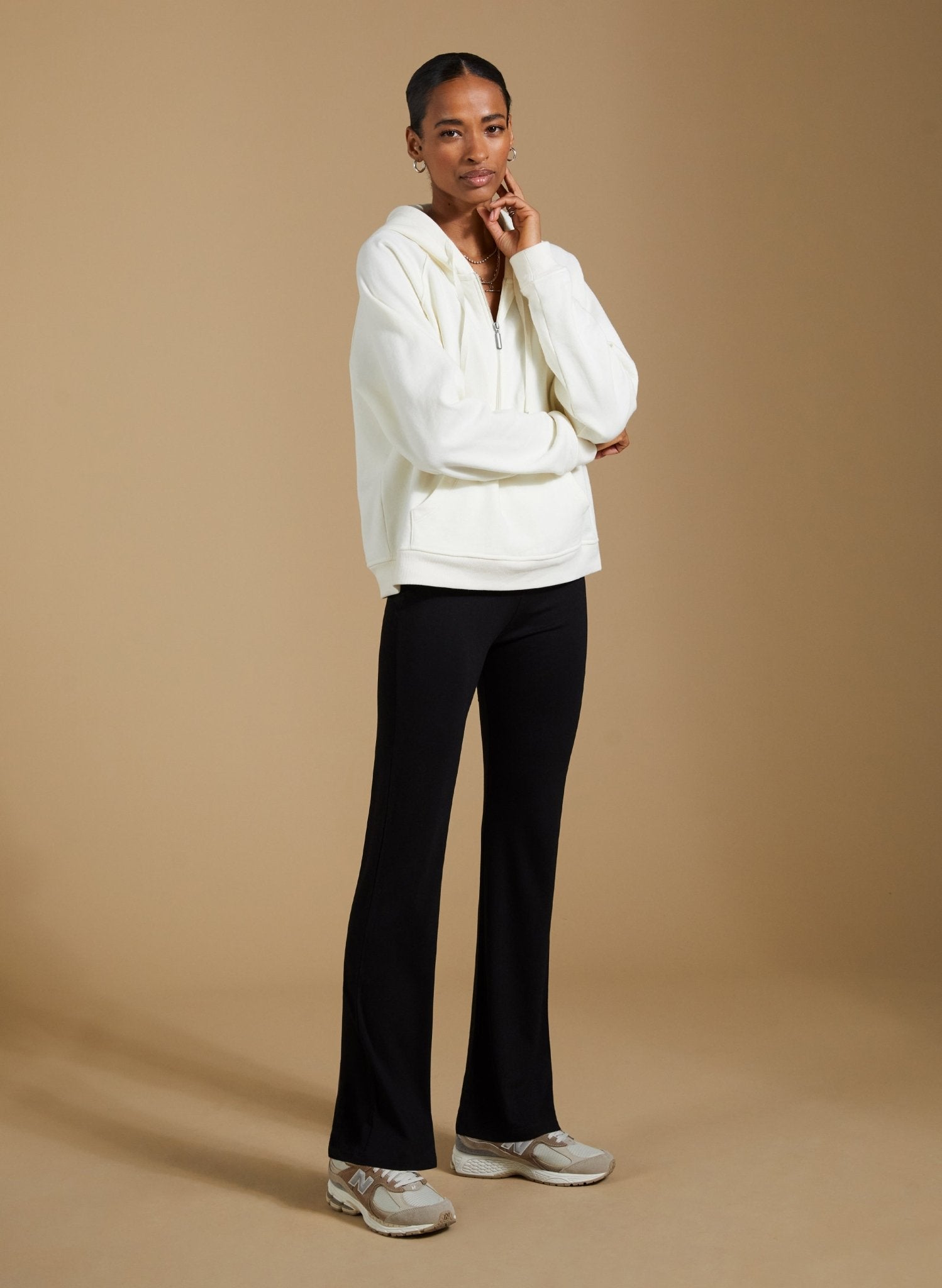 Bibii Flared Leggings - Caviar Black Baukjen