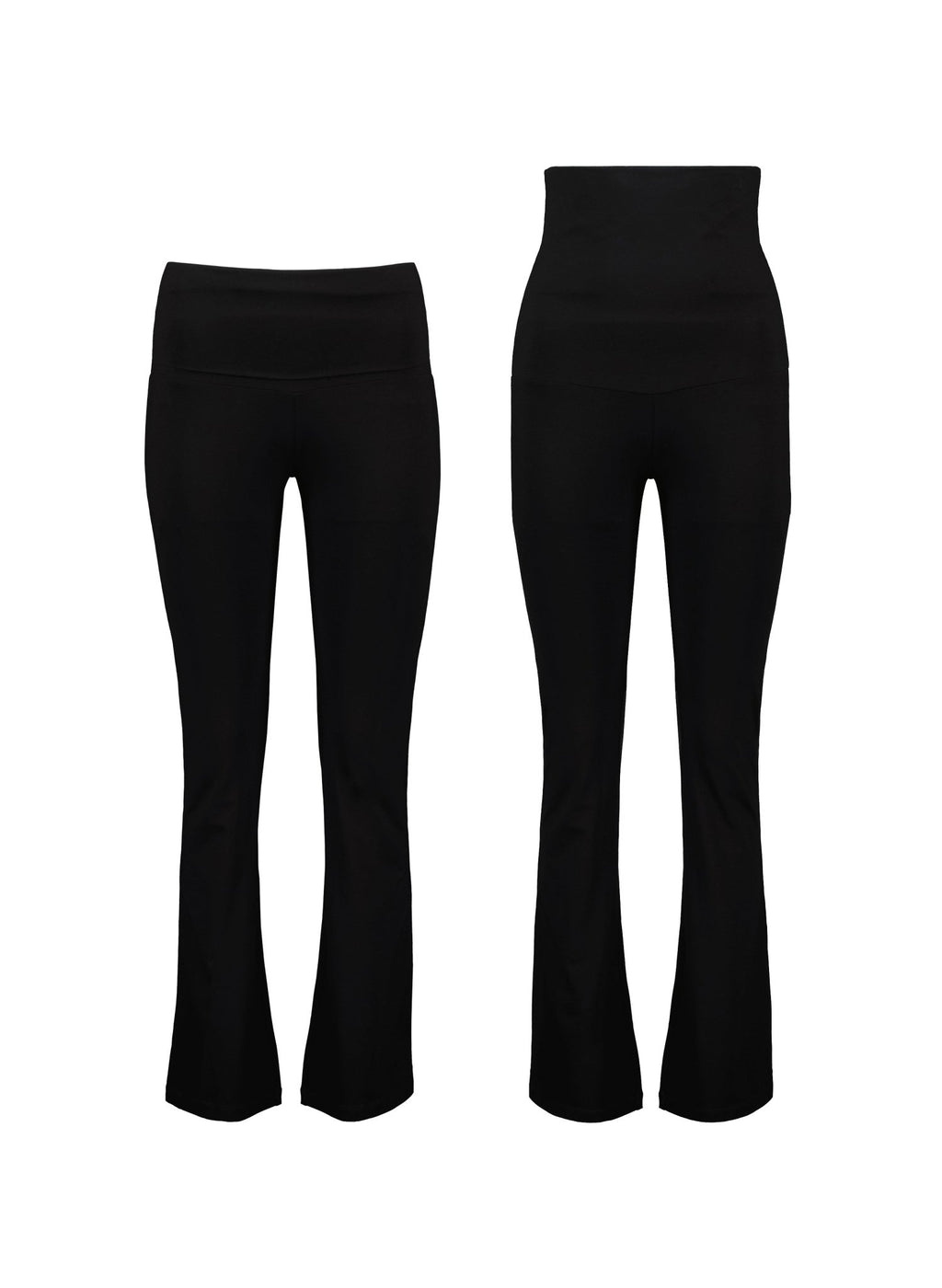 Bibii Flared Leggings - Caviar Black Baukjen