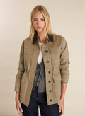 Bridie Organic Cotton Barn Jacket - Sand Baukjen