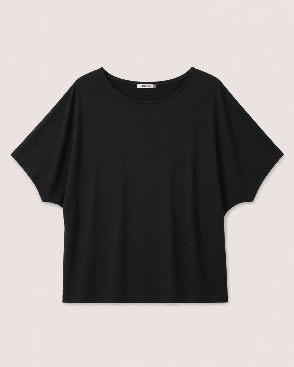 Carrie Boat Neck Top - Black Baukjen
