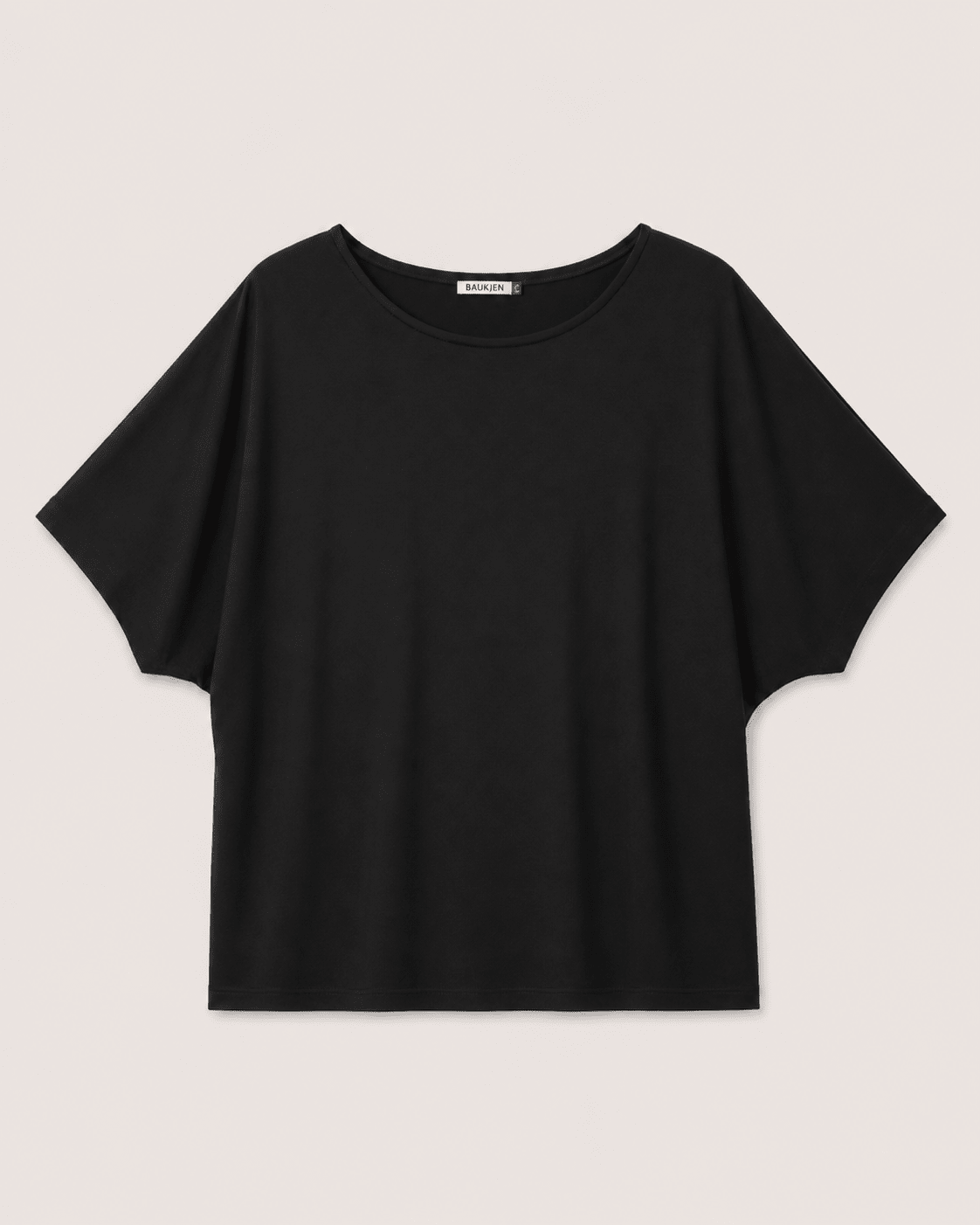 Carrie Boat Neck Top - Black Baukjen