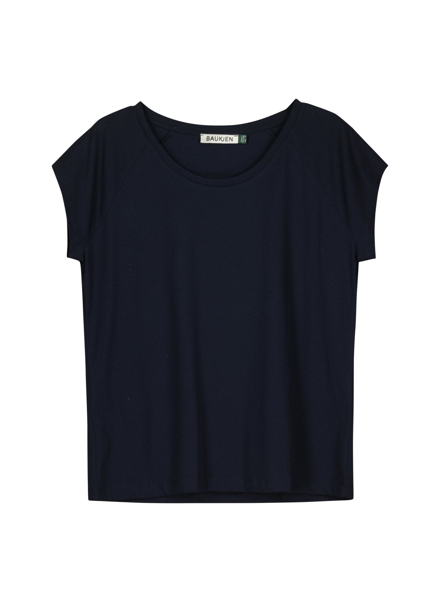 Catherine Organic Cotton Tee - Classic Navy Baukjen
