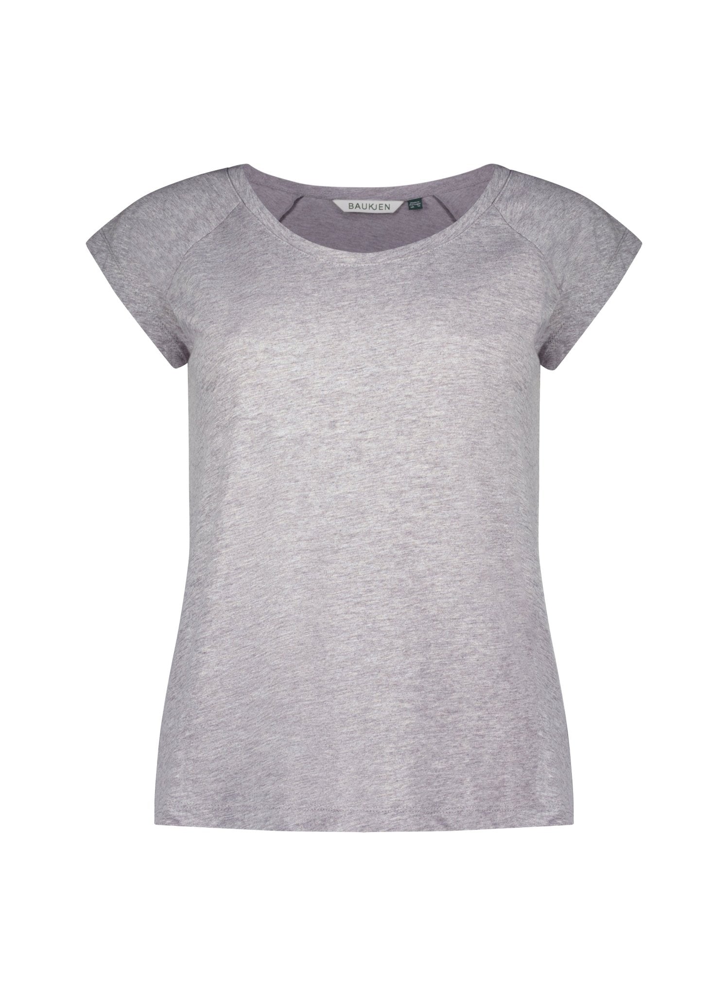 Catherine Organic Cotton Tee - Grey Marl Baukjen