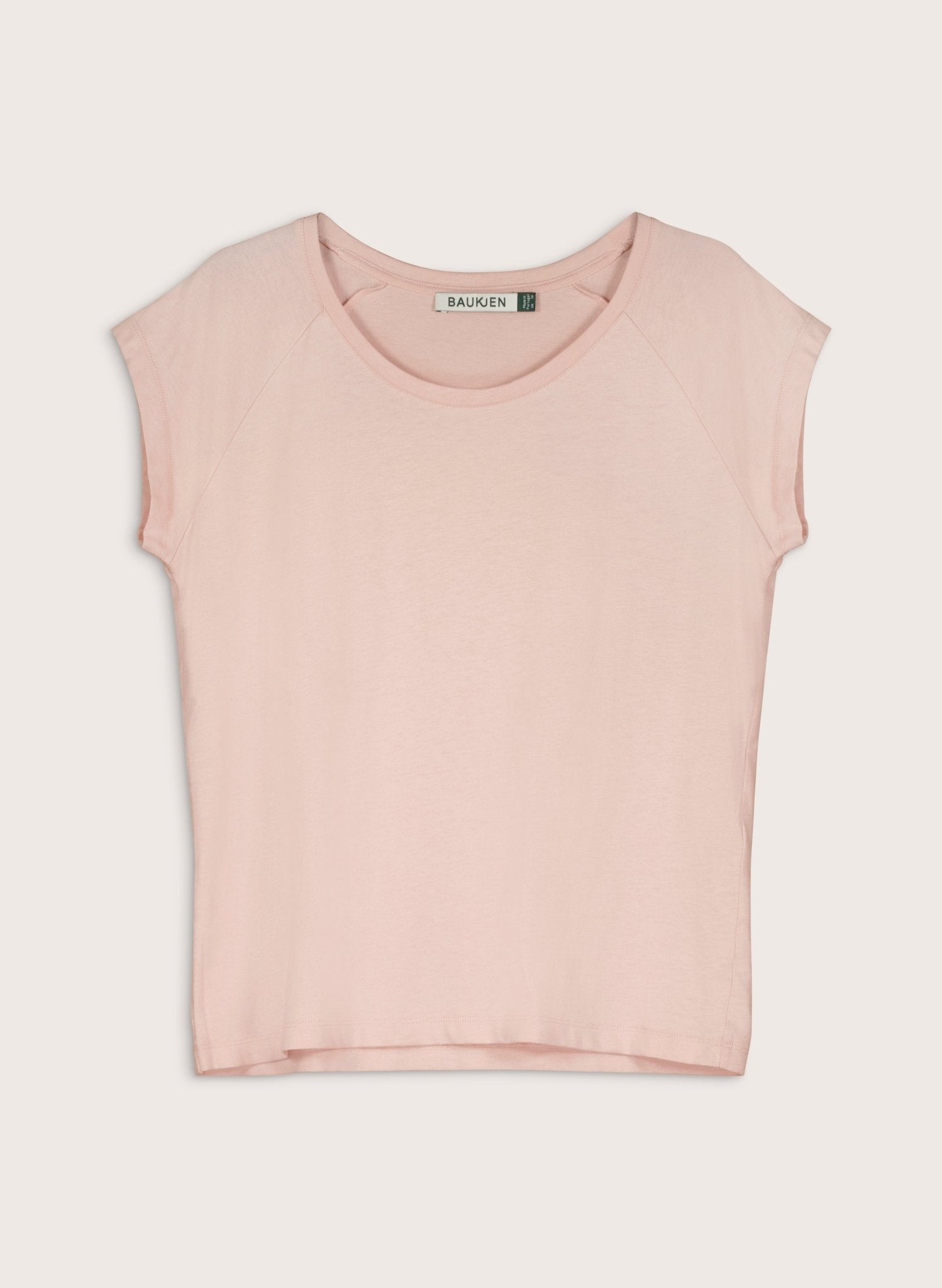 Catherine Organic Cotton Tee - Powder Pink Baukjen