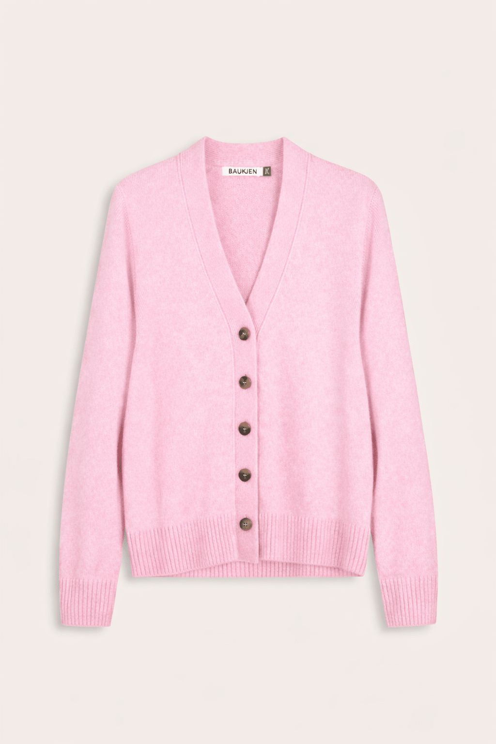 Celine V-neck Wool Blend Cardigan - Blossom Baukjen