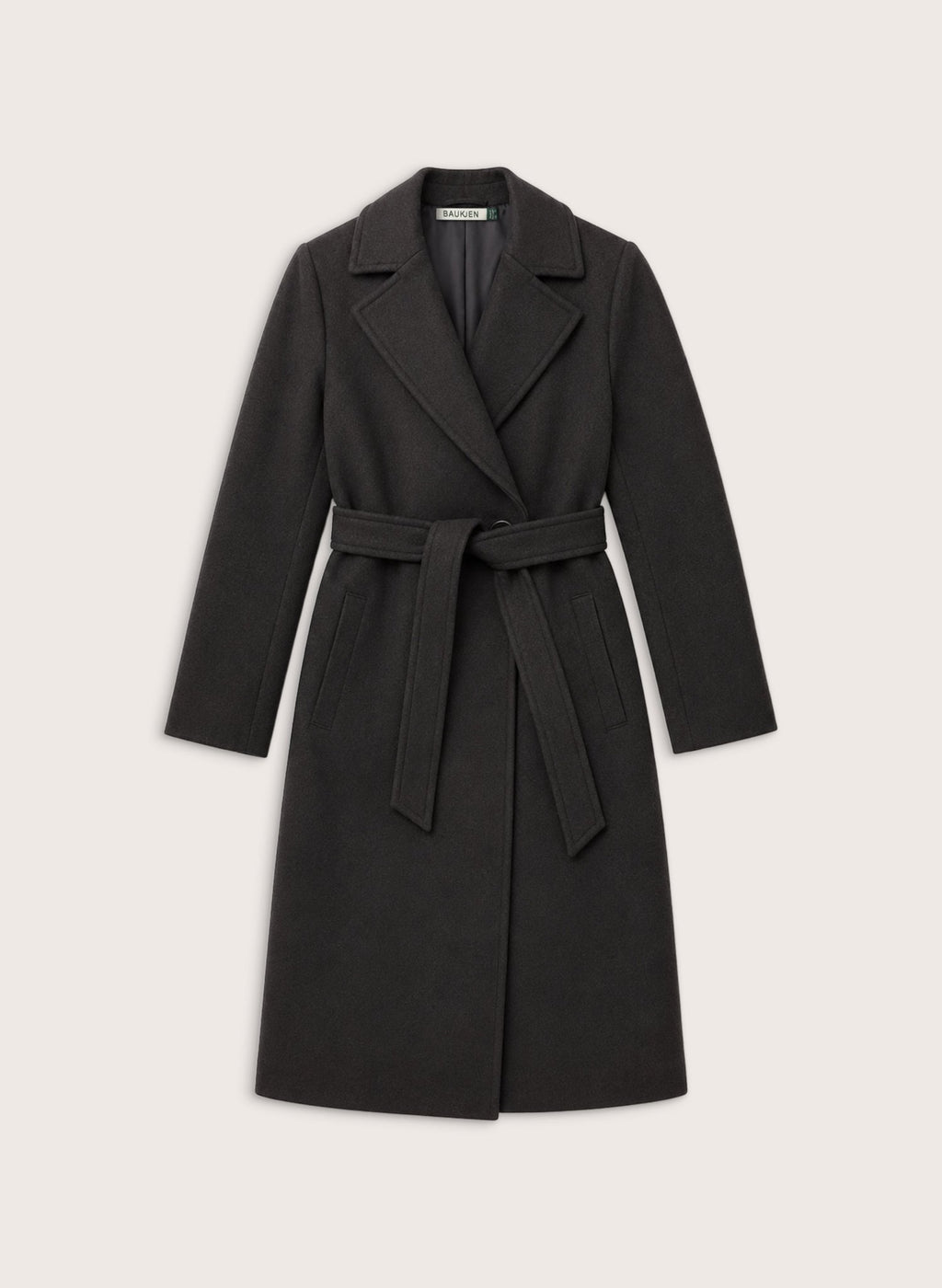 Chelsea Wrap Coat - Dark Chocolate Baukjen
