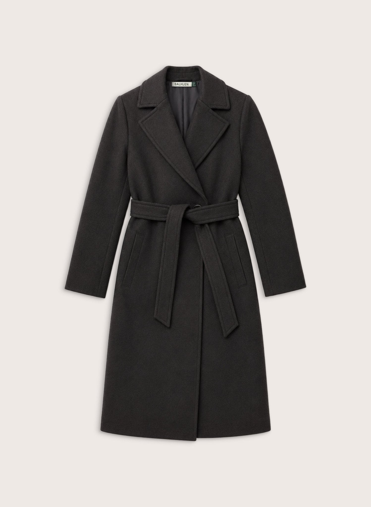 Chelsea Wrap Coat - Dark Chocolate Baukjen