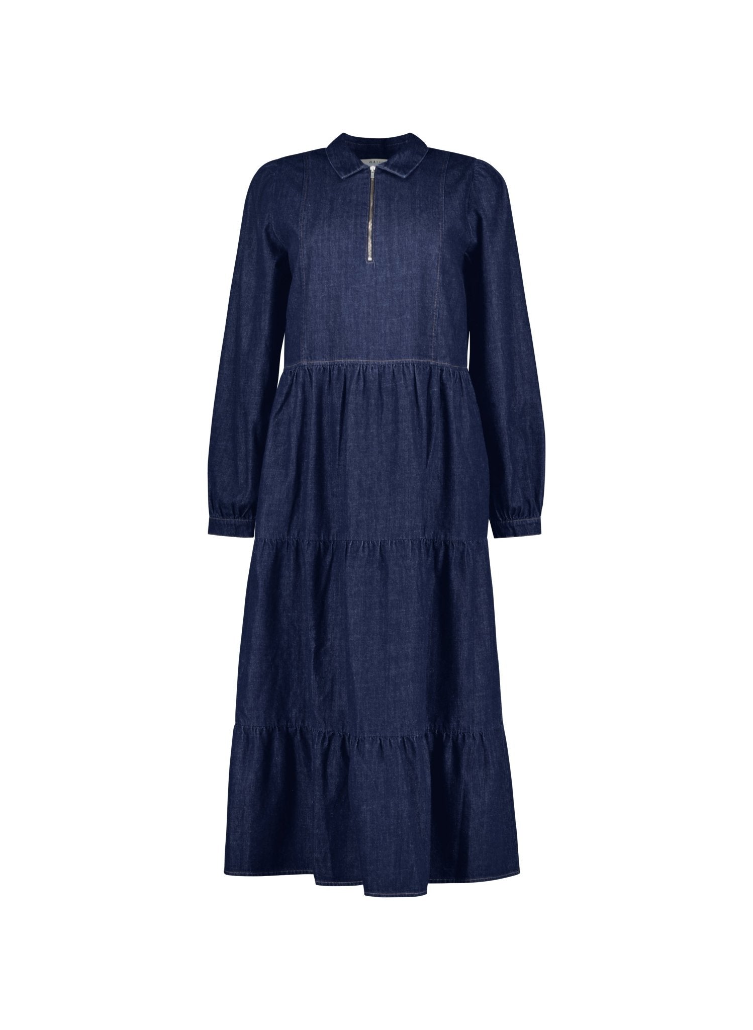 Cody Denim Midi Dress - Indigo Baukjen