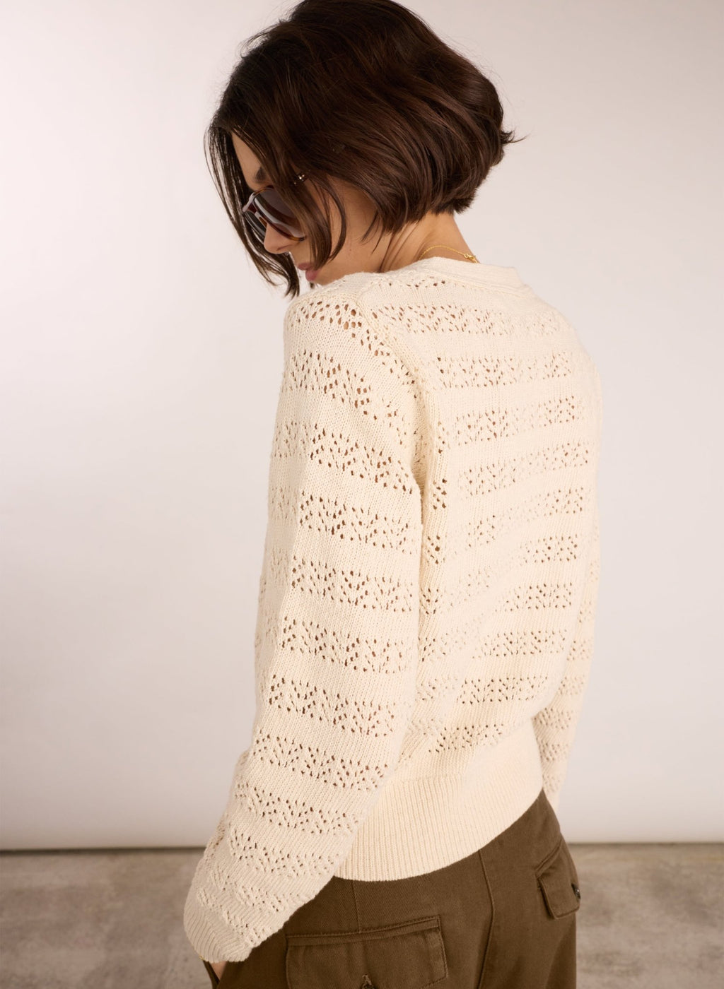 Danae Ecotec® Cardigan - Cream Baukjen