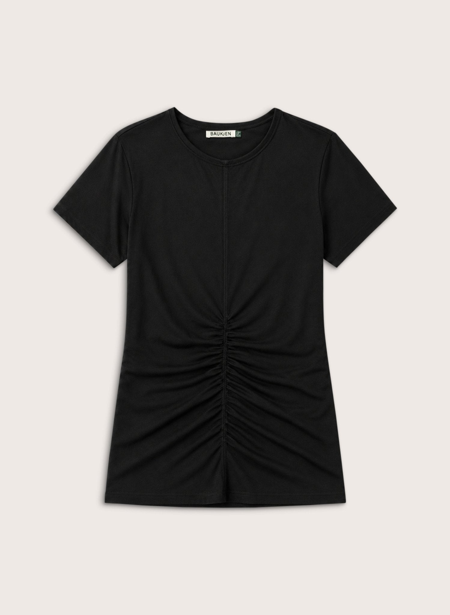 Dani Ruched Waist Top - Black Baukjen