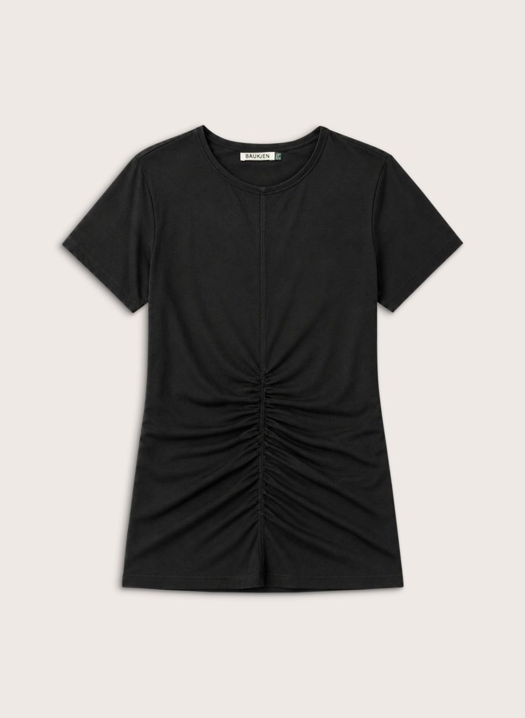 Dani Ruched Waist Top - Black Baukjen
