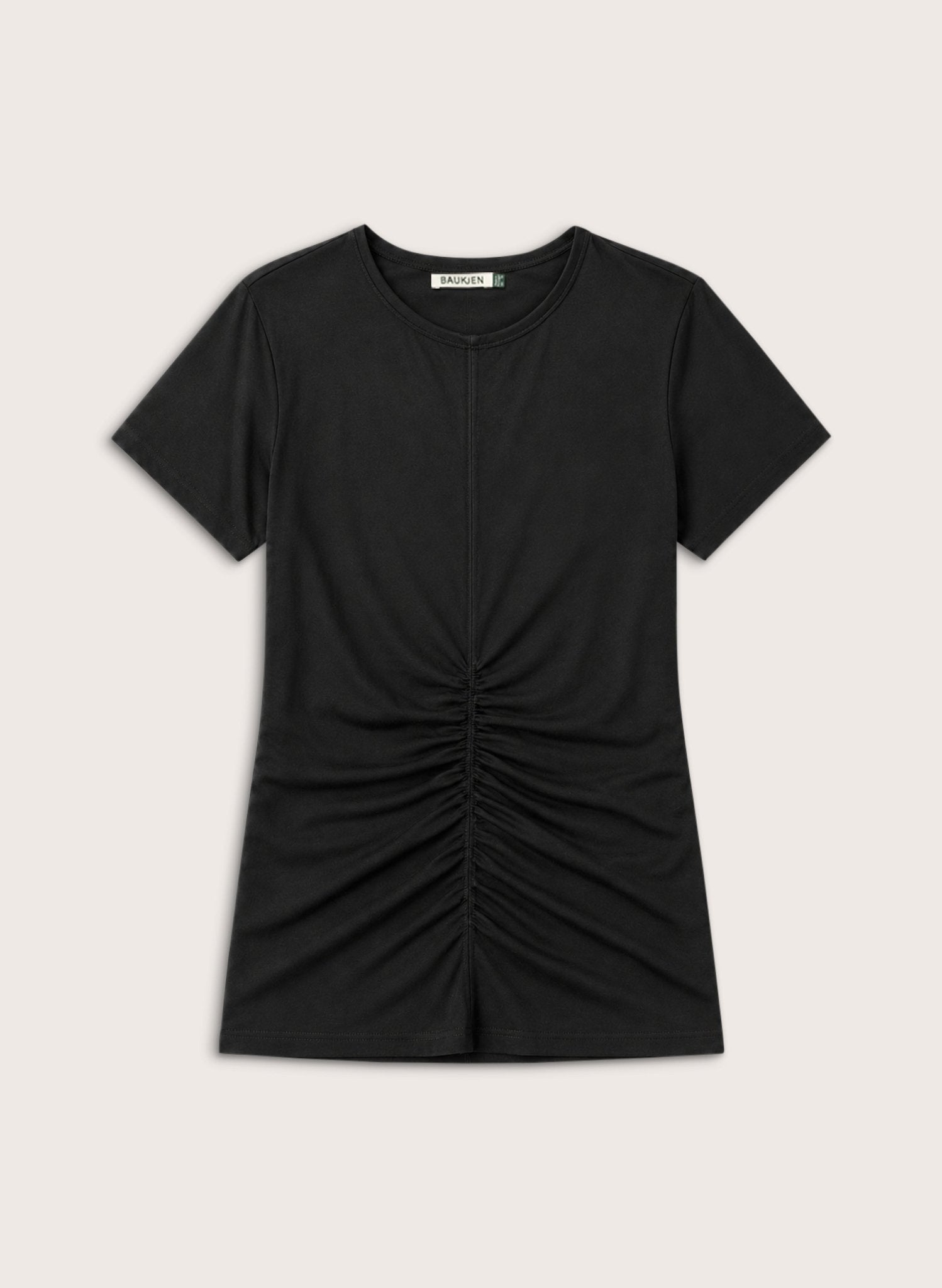 Dani Ruched Waist Top - Black Baukjen