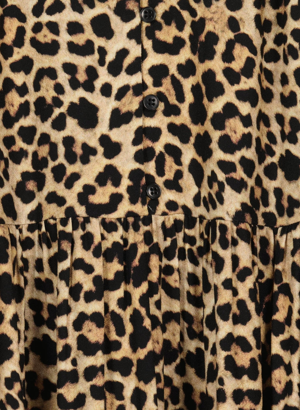 Daryn Printed Midi Dress - Cognac Leopard Baukjen