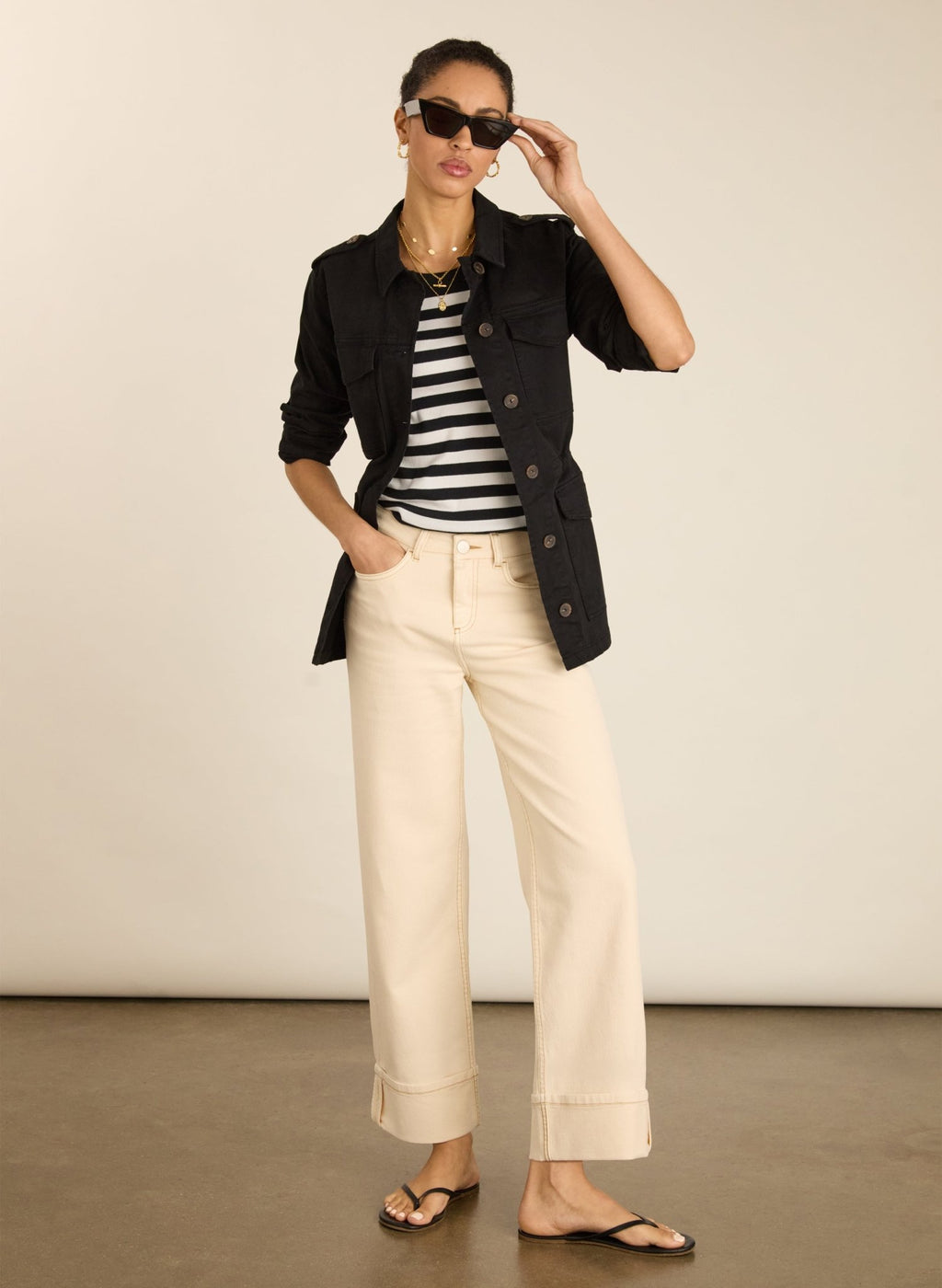 Drake Organic Cotton Utility Jacket - Caviar Black Baukjen