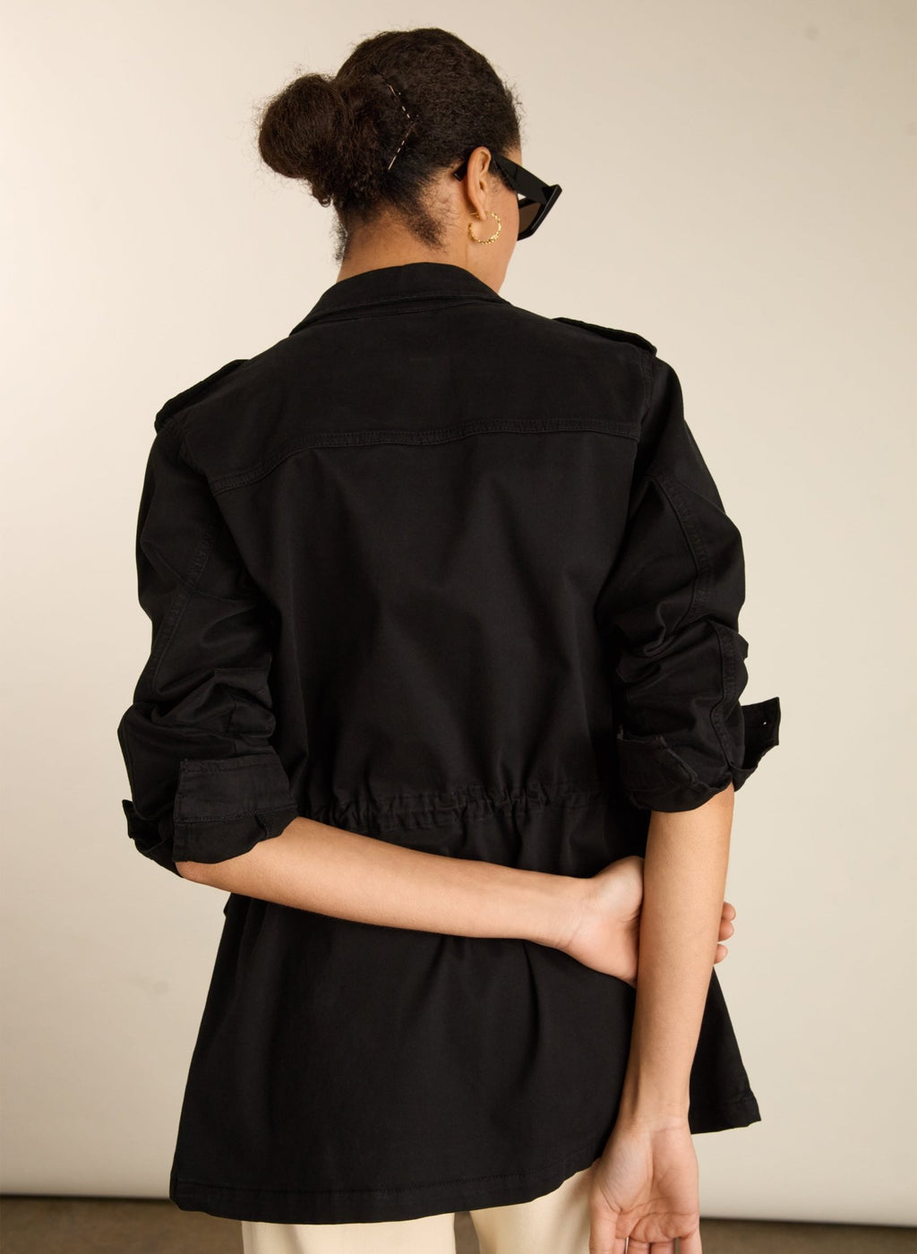 Drake Organic Cotton Utility Jacket - Caviar Black Baukjen