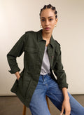 Drake Organic Cotton Utility Jacket - Deep Khaki Baukjen