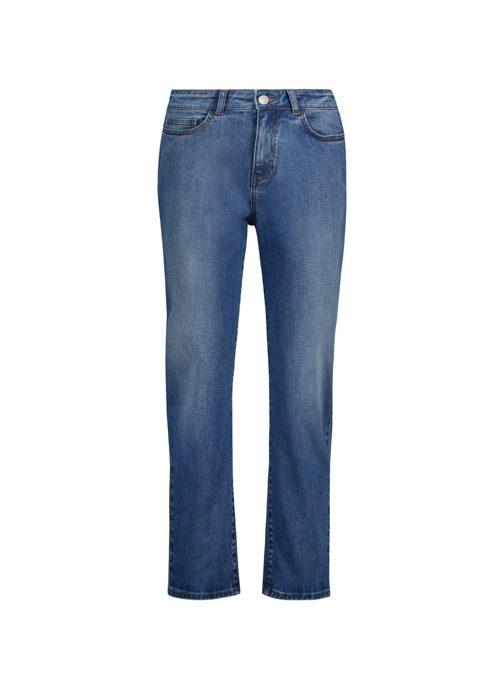 Eda Organic Cotton Stretch Boyfriend Jeans - Washed Indigo Baukjen