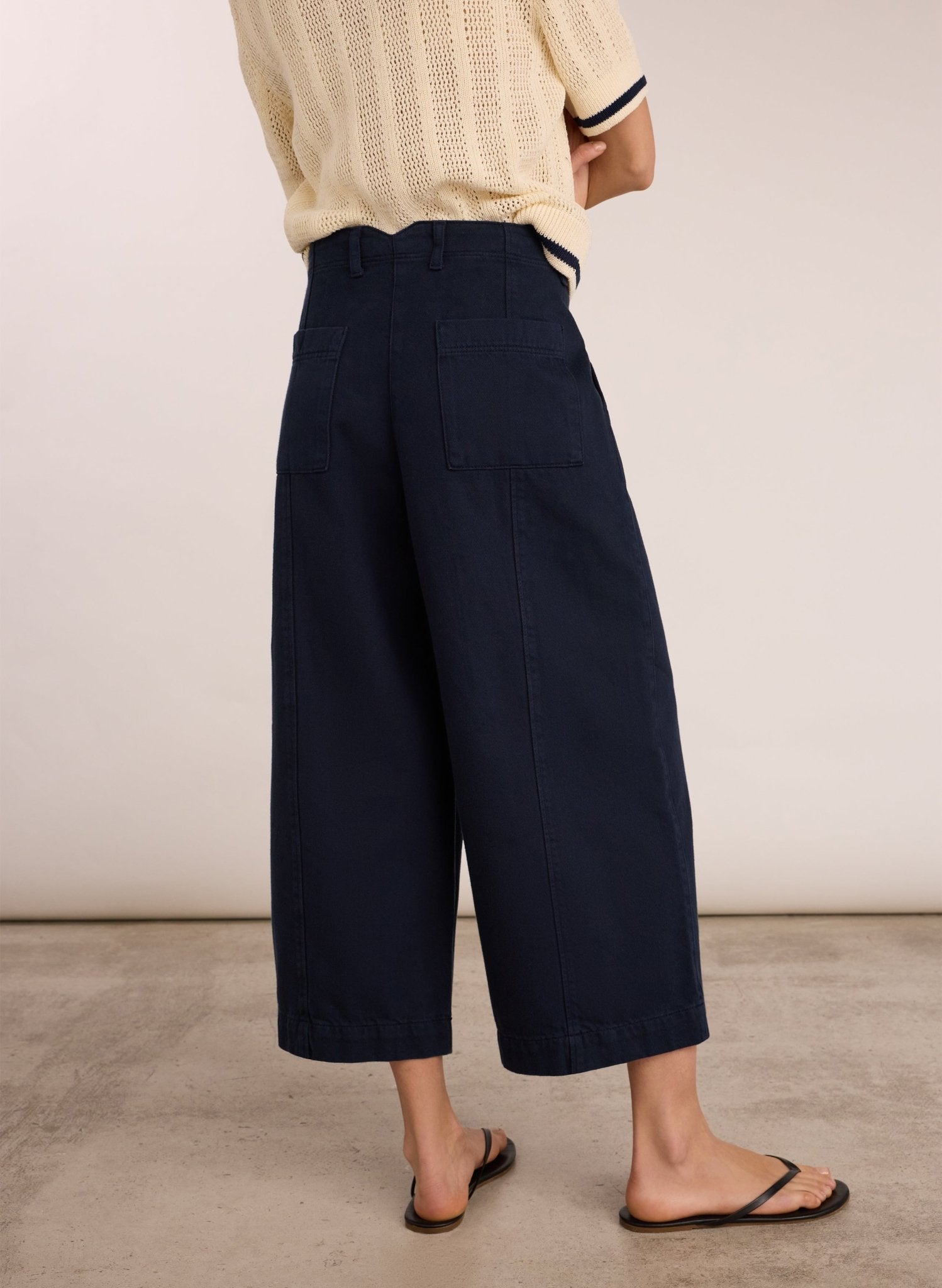Emil Organic Cotton Culottes - Classic Navy Baukjen